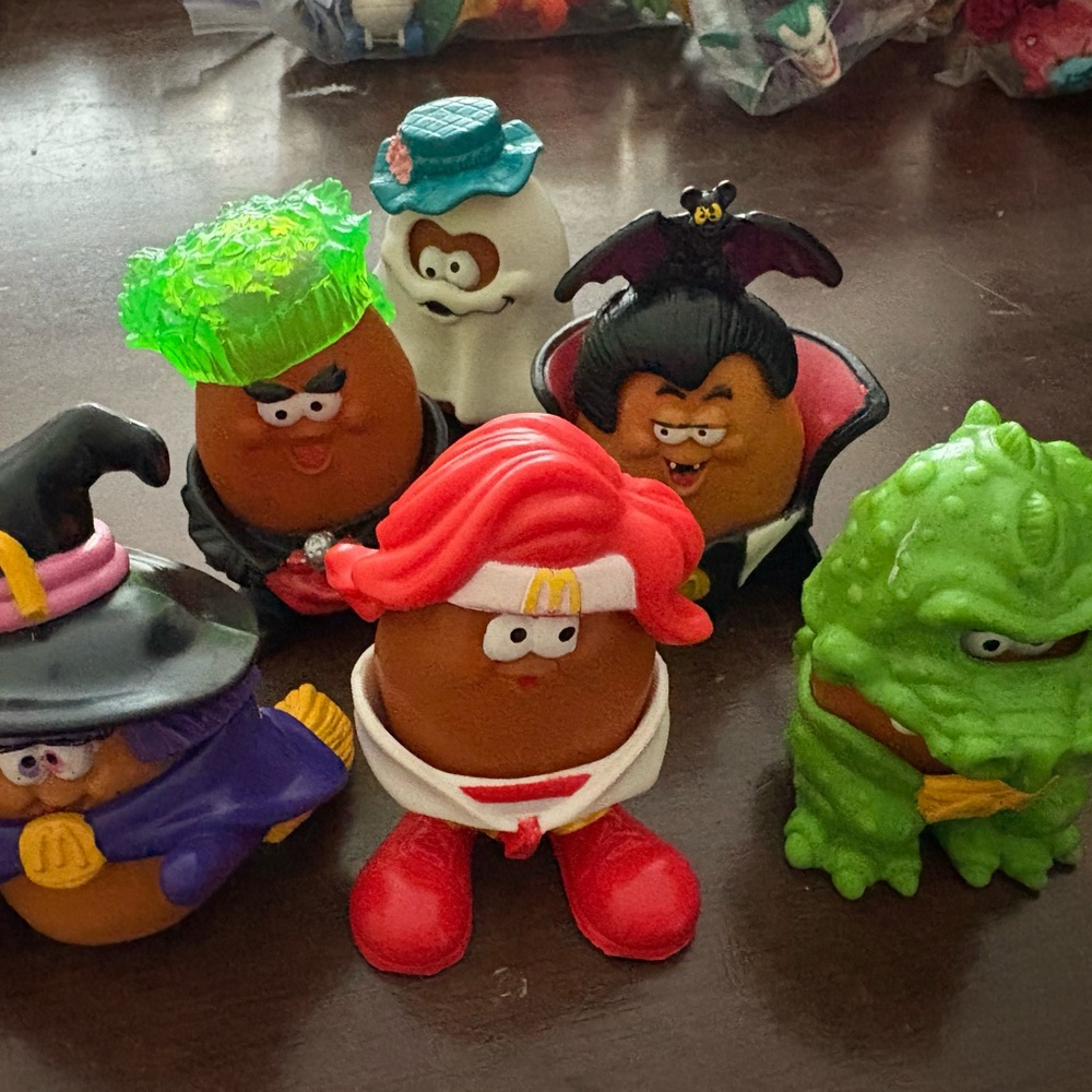 McDonald's Halloween Potato Head Toy lot of 6